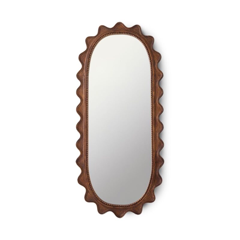 ogledalo wooden ripple
