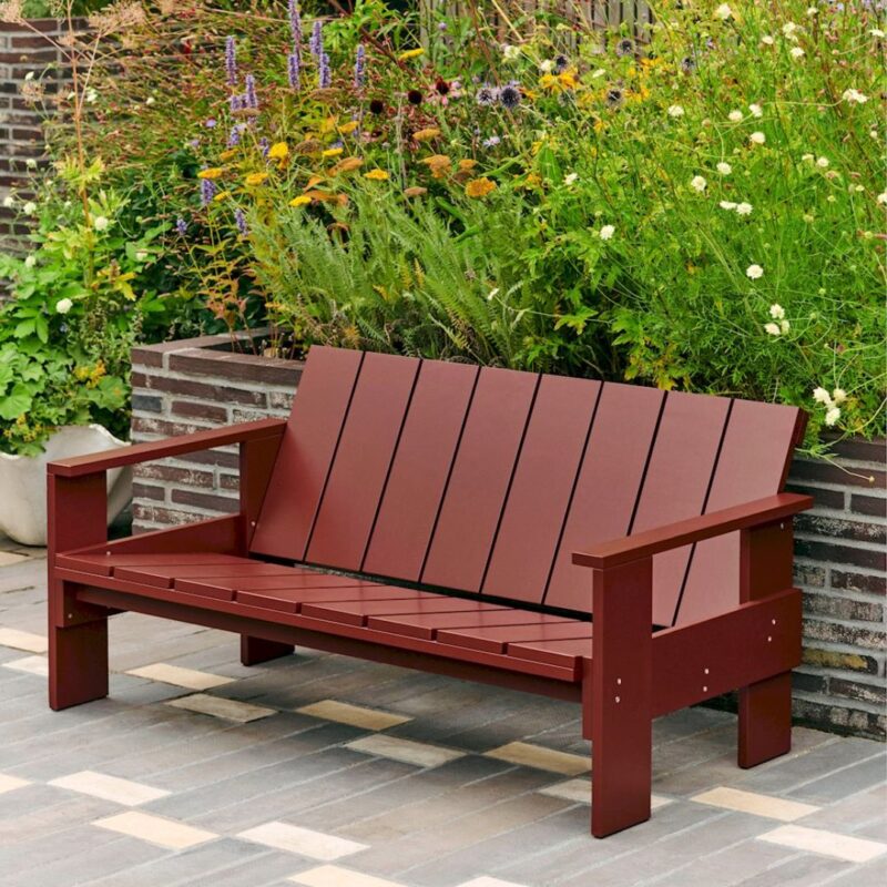 Drvena lounge sofa Crate za eksterijer